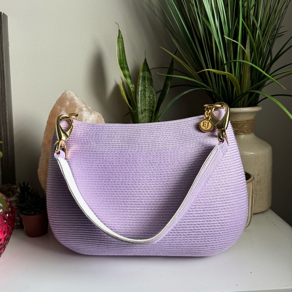 ERIC JAVITS LAVENDER PURPLE PURSE